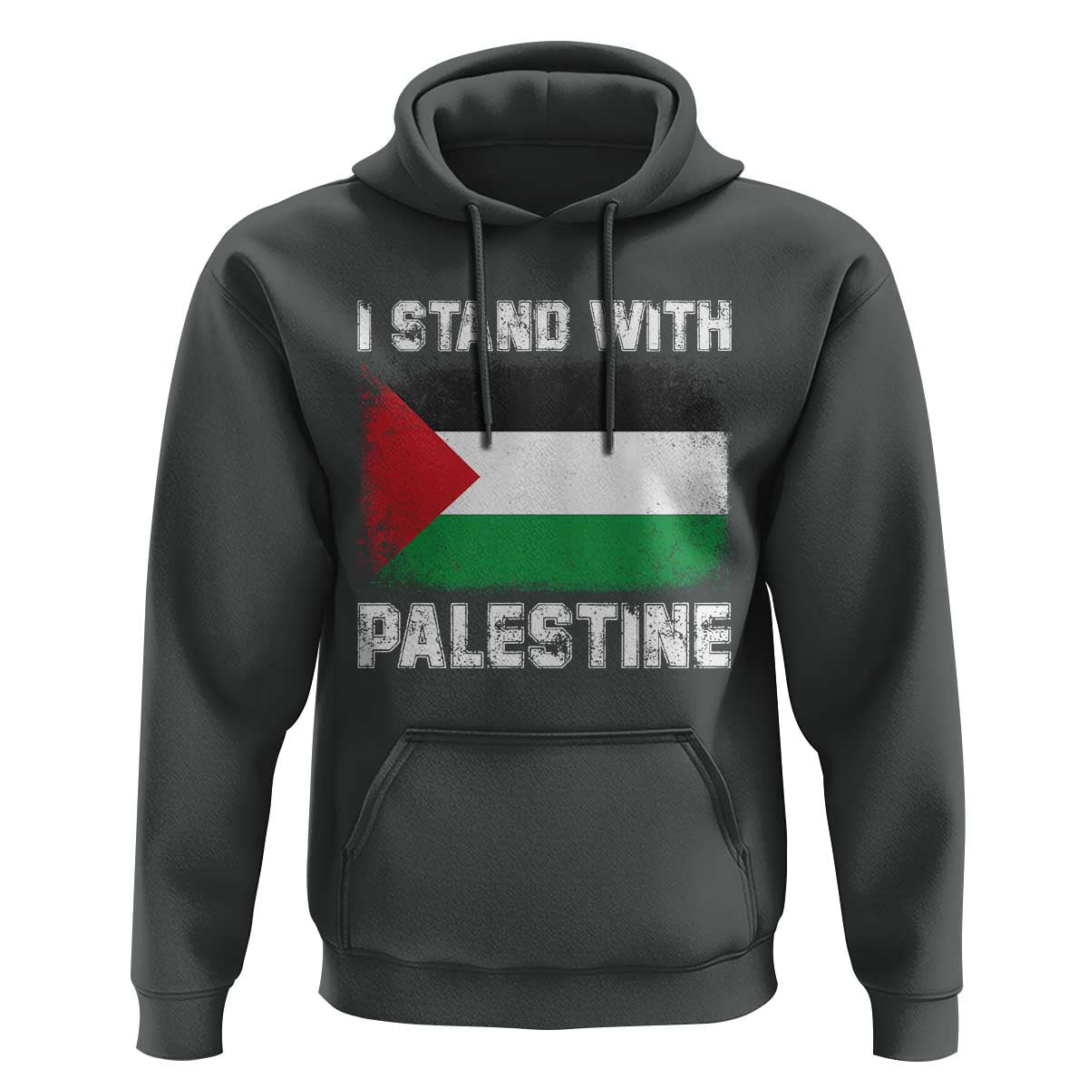 Stand With Palestine Hoodie Gaza Palestinian Flag - Wonder Print Shop