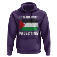 Stand With Palestine Hoodie Gaza Palestinian Flag - Wonder Print Shop