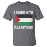 Stand With Palestine T Shirt Gaza Palestinian Flag - Wonder Print Shop