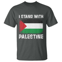 Stand With Palestine T Shirt Gaza Palestinian Flag - Wonder Print Shop