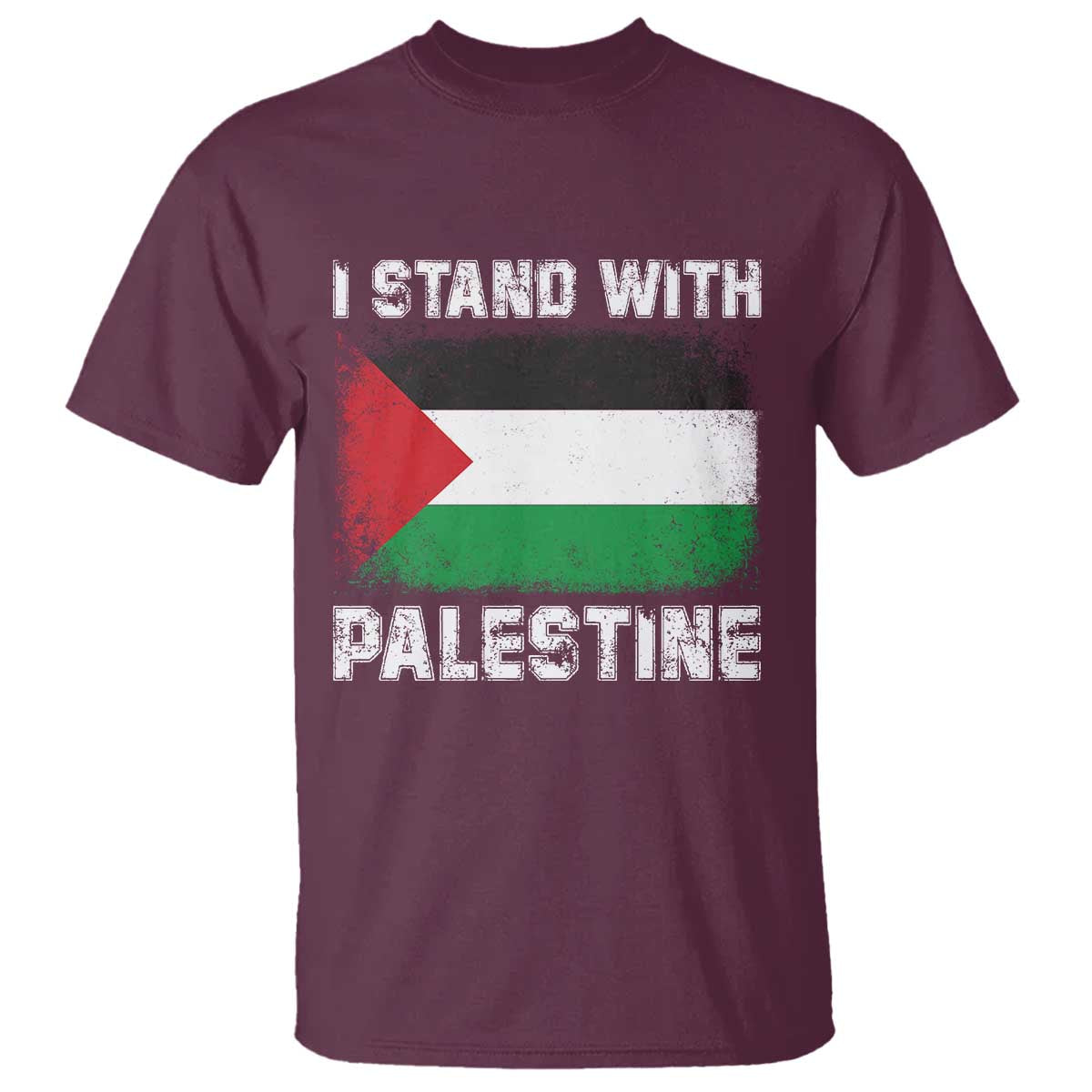 Stand With Palestine T Shirt Gaza Palestinian Flag - Wonder Print Shop