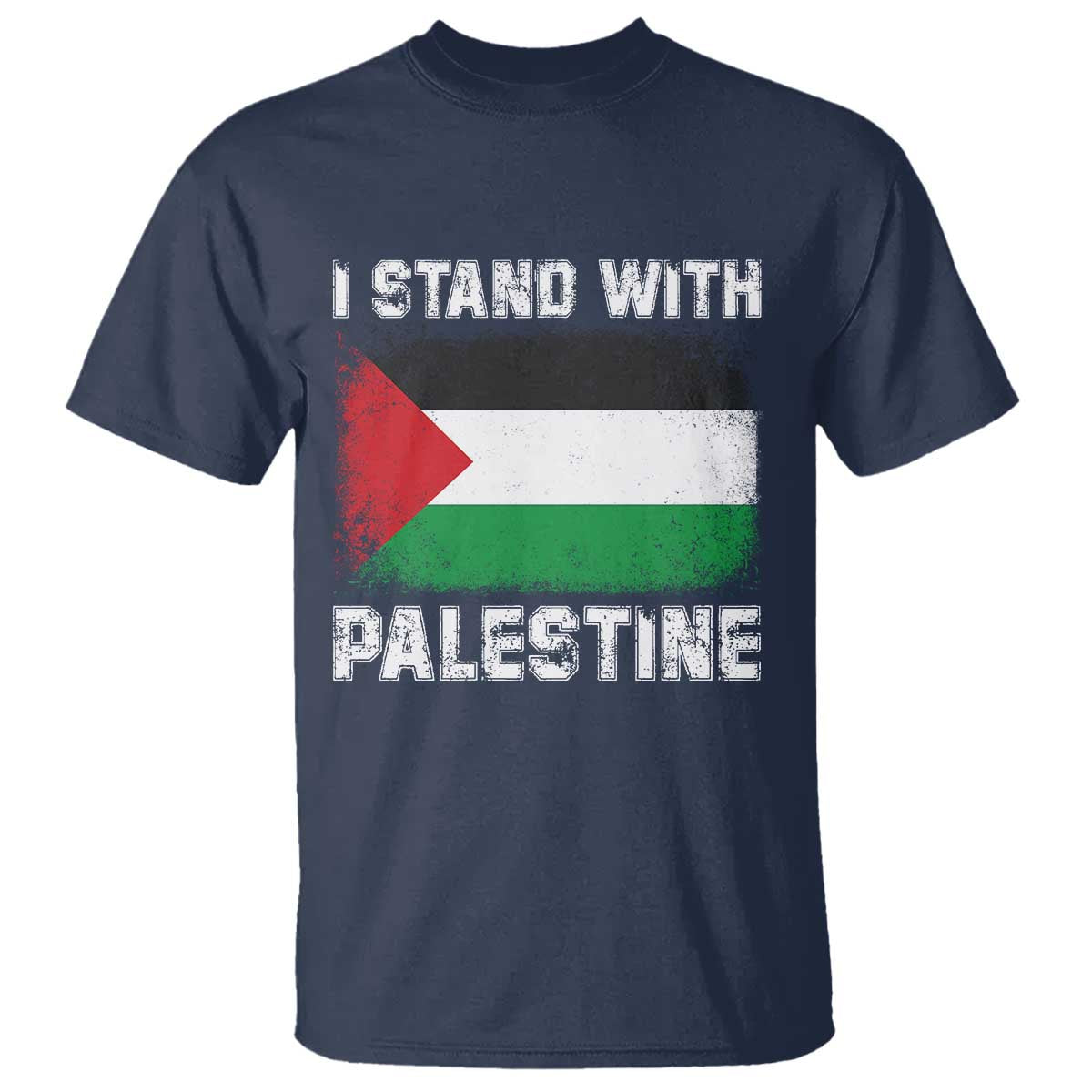 Stand With Palestine T Shirt Gaza Palestinian Flag - Wonder Print Shop