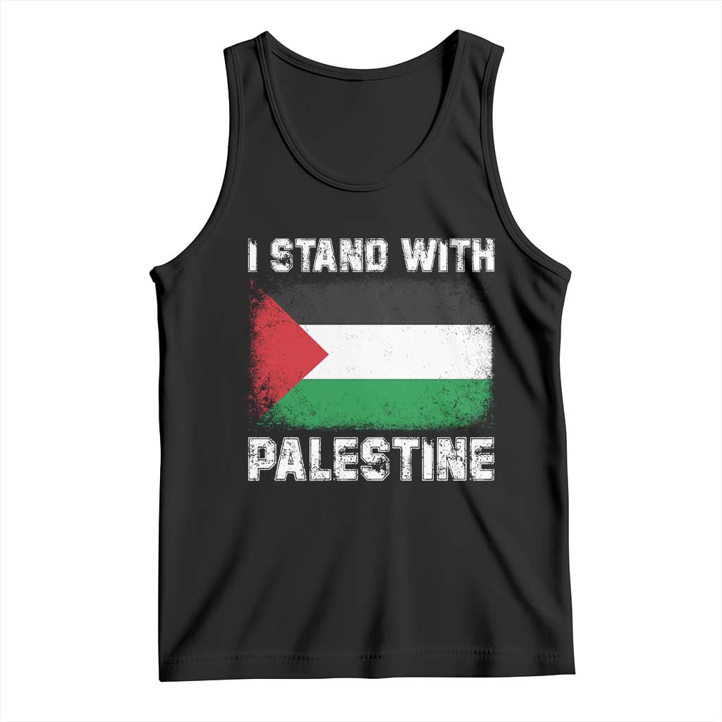 Stand With Palestine Tank Top Gaza Palestinian Flag - Wonder Print Shop
