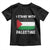 Stand With Palestine Toddler T Shirt Gaza Palestinian Flag - Wonder Print Shop