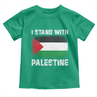 Stand With Palestine Toddler T Shirt Gaza Palestinian Flag - Wonder Print Shop