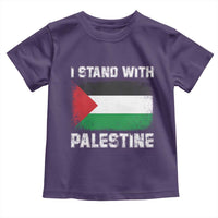 Stand With Palestine Toddler T Shirt Gaza Palestinian Flag - Wonder Print Shop