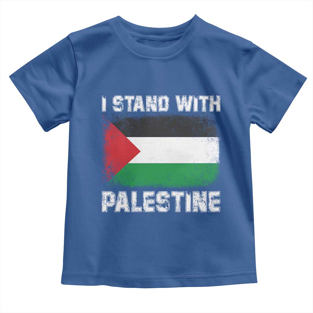 Stand With Palestine Toddler T Shirt Gaza Palestinian Flag - Wonder Print Shop