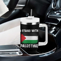 Stand With Palestine Tumbler With Handle Gaza Palestinian Flag - Wonder Print Shop