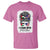 Stand With Palestine T Shirt Messy Bun Gaza Palestinian Flag - Wonder Print Shop
