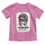 Stand With Palestine Toddler T Shirt Messy Bun Gaza Palestinian Flag - Wonder Print Shop