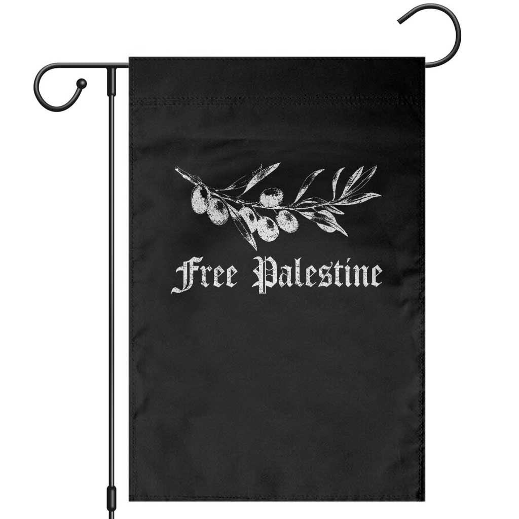 Free Palestine Garden Flag Palestinian Olives Fruits - Wonder Print Shop