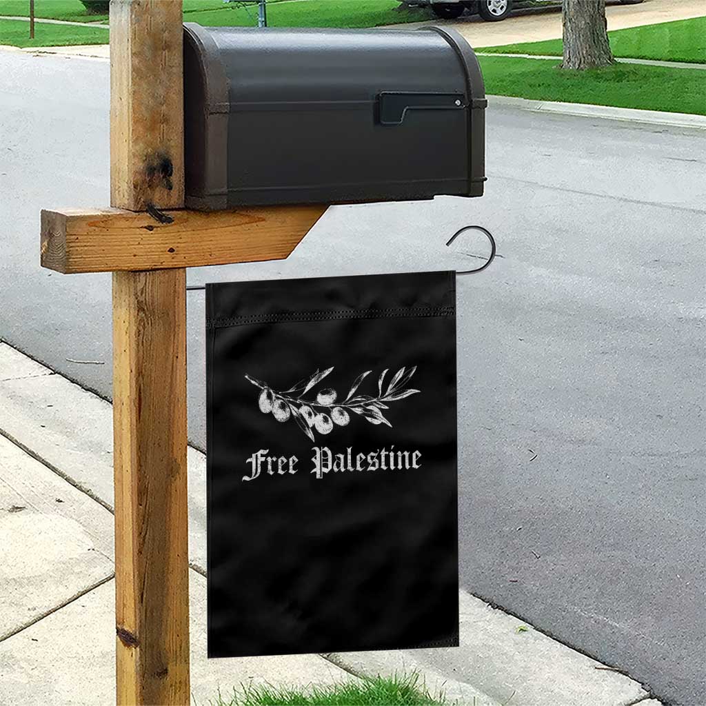 Free Palestine Garden Flag Palestinian Olives Fruits - Wonder Print Shop