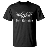 Free Palestine T Shirt Palestinian Olives Fruits - Wonder Print Shop