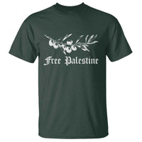 Free Palestine T Shirt Palestinian Olives Fruits - Wonder Print Shop
