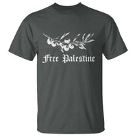 Free Palestine T Shirt Palestinian Olives Fruits - Wonder Print Shop