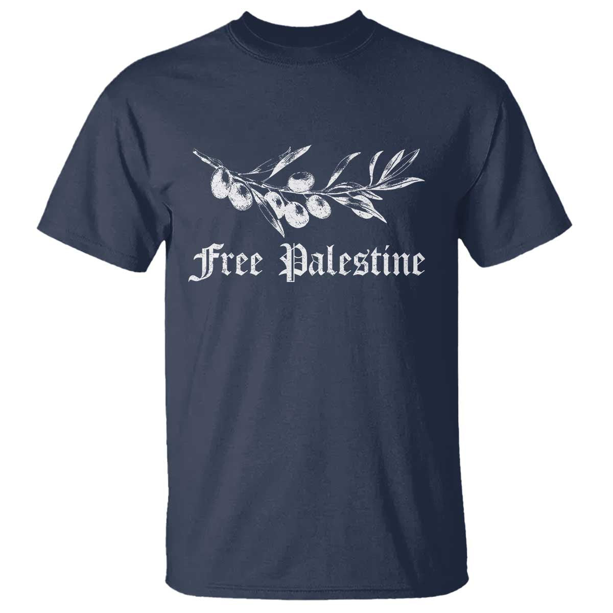 Free Palestine T Shirt Palestinian Olives Fruits - Wonder Print Shop