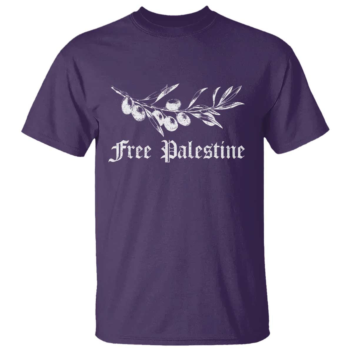 Free Palestine T Shirt Palestinian Olives Fruits - Wonder Print Shop