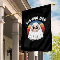 Cute Ghost Halloween Costume Garden Flag Retro Spooky Trending Cartoon La Boo Boo - Wonder Print Shop