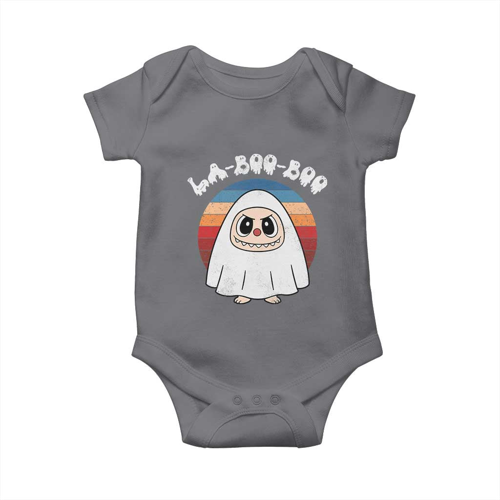 Cute Ghost Halloween Costume Baby Onesie Retro Spooky Trending Cartoon La Boo Boo - Wonder Print Shop