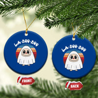 Cute Ghost Halloween Costume Ceramic Ornament Retro Spooky Trending Cartoon La Boo Boo - Wonder Print Shop