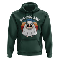 Cute Ghost Halloween Costume Hoodie Retro Spooky Trending Cartoon La Boo Boo - Wonder Print Shop