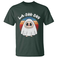 Cute Ghost Halloween Costume T Shirt Retro Spooky Trending Cartoon La Boo Boo - Wonder Print Shop