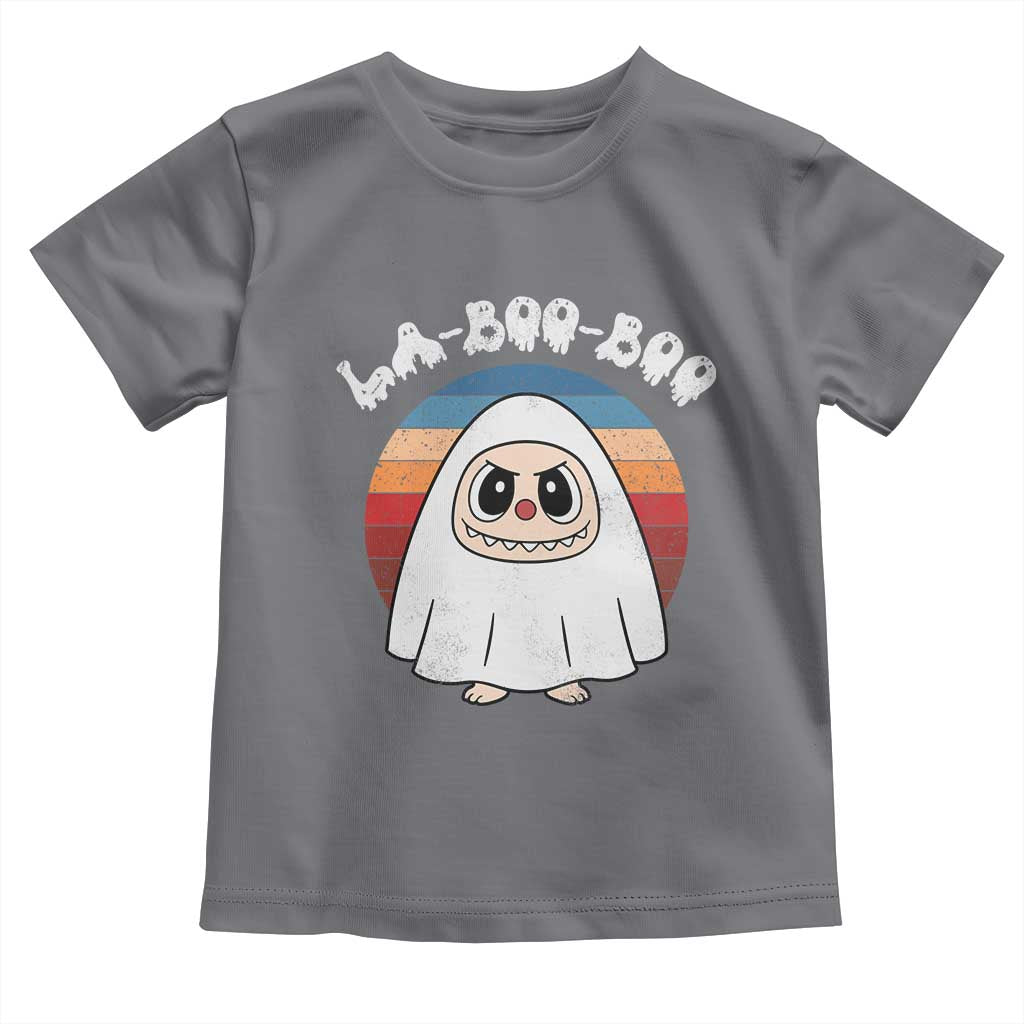 Cute Ghost Halloween Costume Toddler T Shirt Retro Spooky Trending Cartoon La Boo Boo - Wonder Print Shop