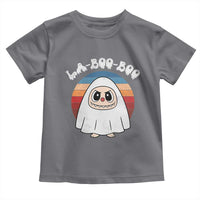 Cute Ghost Halloween Costume Toddler T Shirt Retro Spooky Trending Cartoon La Boo Boo - Wonder Print Shop