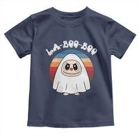 Cute Ghost Halloween Costume Toddler T Shirt Retro Spooky Trending Cartoon La Boo Boo - Wonder Print Shop