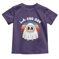 Cute Ghost Halloween Costume Toddler T Shirt Retro Spooky Trending Cartoon La Boo Boo - Wonder Print Shop