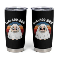 Cute Ghost Halloween Costume Tumbler Cup Retro Spooky Trending Cartoon La Boo Boo - Wonder Print Shop
