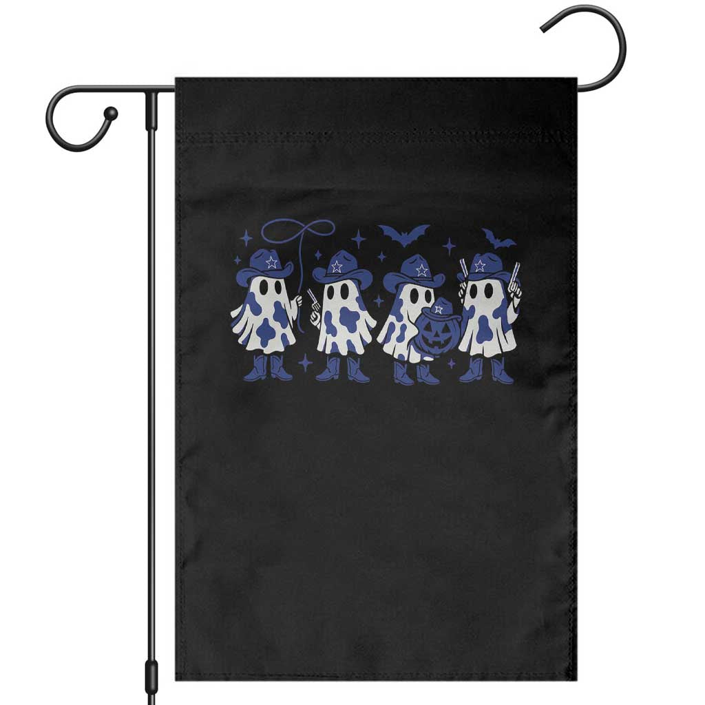 Dallas Ghost Halloween Garden Flag Retro Halloween Costume Cowboy Fan - Wonder Print Shop