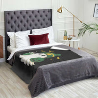 Halloween Packers Ghost Throw Blanket Pumpkin Ghost Costume Cheesehead - Wonder Print Shop