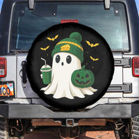 Halloween Packers Ghost Spare Tire Cover Pumpkin Ghost Costume Cheesehead - Wonder Print Shop