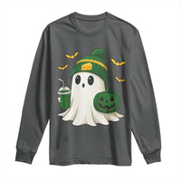 Halloween Packers Ghost Long Sleeve Shirt Pumpkin Ghost Costume Cheesehead - Wonder Print Shop