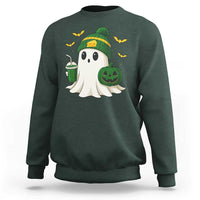 Halloween Packers Ghost Sweatshirt Pumpkin Ghost Costume Cheesehead - Wonder Print Shop