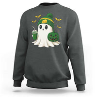 Halloween Packers Ghost Sweatshirt Pumpkin Ghost Costume Cheesehead - Wonder Print Shop