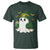 Halloween Packers Ghost T Shirt Pumpkin Ghost Costume Cheesehead - Wonder Print Shop