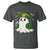 Halloween Packers Ghost T Shirt Pumpkin Ghost Costume Cheesehead - Wonder Print Shop