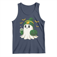 Halloween Packers Ghost Tank Top Pumpkin Ghost Costume Cheesehead - Wonder Print Shop