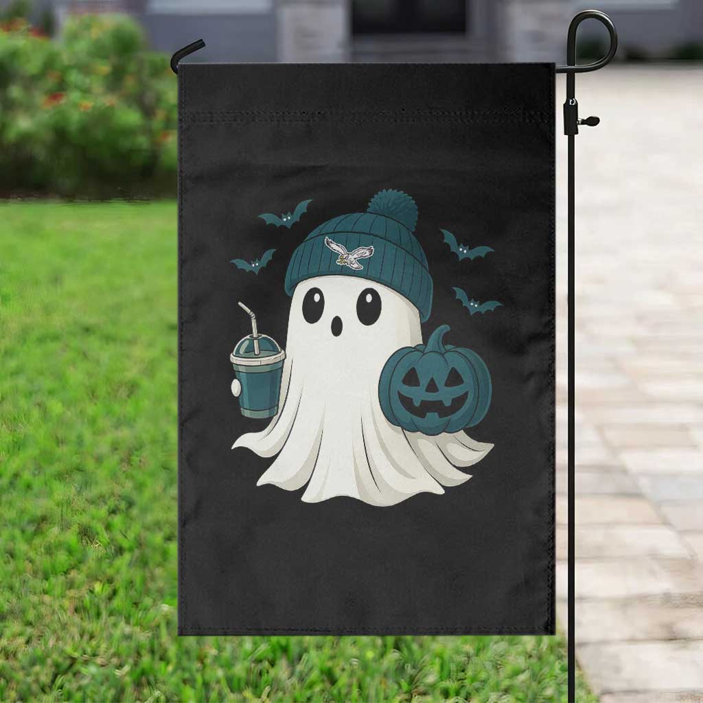Philadelphia Ghost Halloween Garden Flag Retro Halloween Costume Philadelphia Fan - Wonder Print Shop
