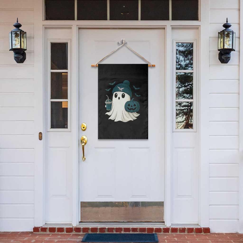 Philadelphia Ghost Halloween Garden Flag Retro Halloween Costume Philadelphia Fan - Wonder Print Shop