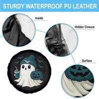 Philadelphia Ghost Halloween Spare Tire Cover Retro Halloween Costume Philadelphia Fan - Wonder Print Shop