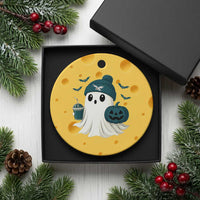 Philadelphia Ghost Halloween Ceramic Ornament Retro Halloween Costume Philadelphia Fan - Wonder Print Shop