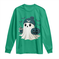 Philadelphia Ghost Halloween Long Sleeve Shirt Retro Halloween Costume Philadelphia Fan - Wonder Print Shop