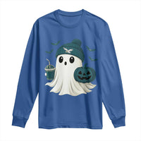 Philadelphia Ghost Halloween Long Sleeve Shirt Retro Halloween Costume Philadelphia Fan - Wonder Print Shop
