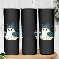 Philadelphia Ghost Halloween Skinny Tumbler Retro Halloween Costume Philadelphia Fan - Wonder Print Shop
