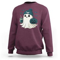 Philadelphia Ghost Halloween Sweatshirt Retro Halloween Costume Philadelphia Fan - Wonder Print Shop