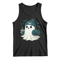 Philadelphia Ghost Halloween Tank Top Retro Halloween Costume Philadelphia Fan - Wonder Print Shop