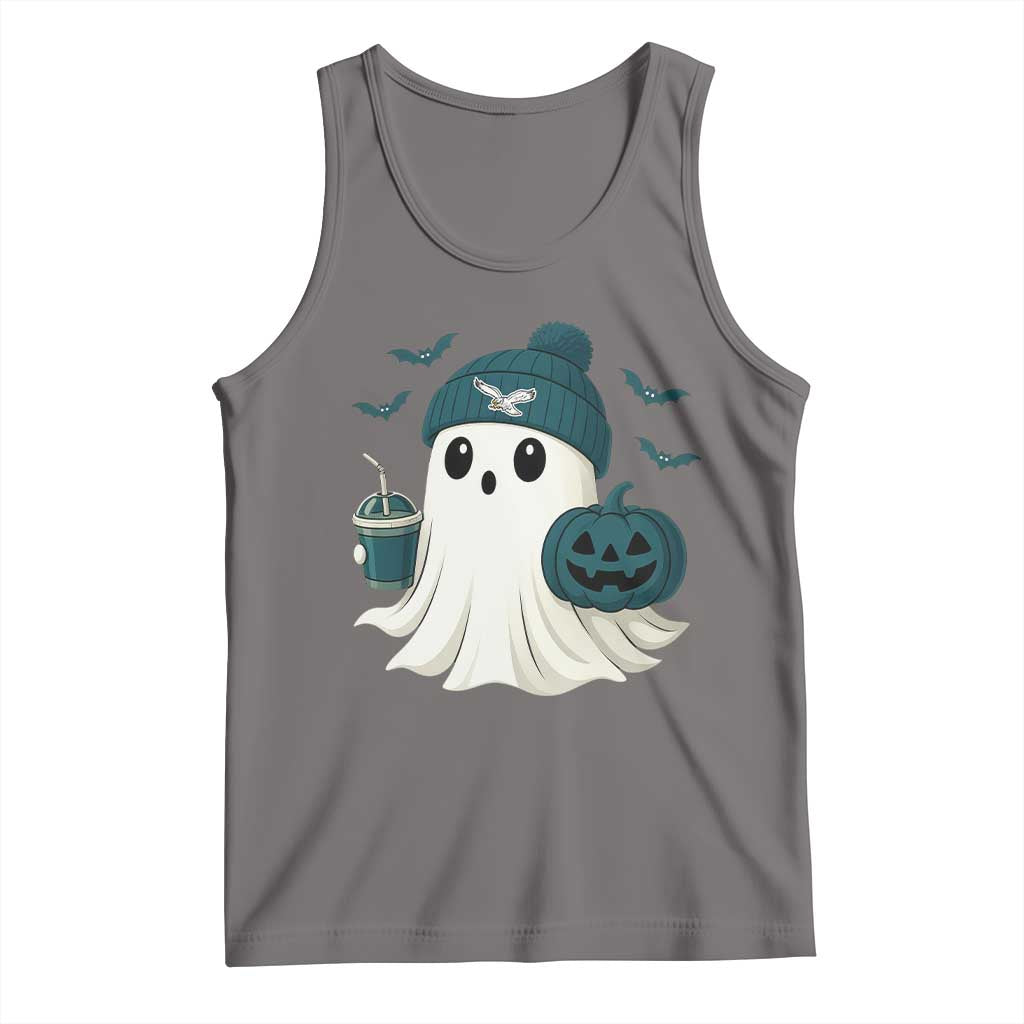 Philadelphia Ghost Halloween Tank Top Retro Halloween Costume Philadelphia Fan - Wonder Print Shop
